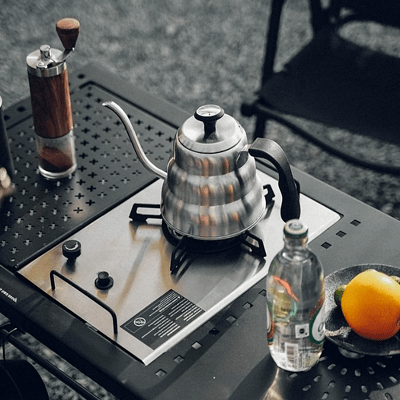 Réchaud à gaz camping - CampGasStove™ - Gris - Mon Camping Plein - air