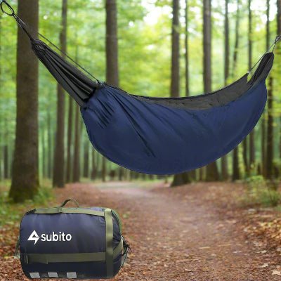 Sac de Couchage - ArcticRest™ - Bleu Nuit - Camping Portable
