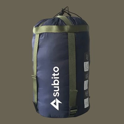 Sac de Couchage - ArcticRest™ - Bleu Nuit - Camping Portable