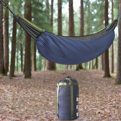 Sac de Couchage - ArcticRest™ - Bleu Nuit - Camping Portable