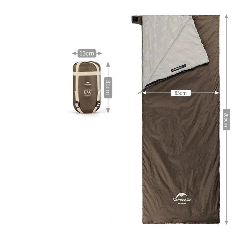 Sac de couchage - CampingSleepingBag™ - Marron - Camping Portable