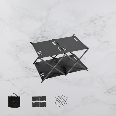 Étagères de rangement - OutdoorRack™ - Noir