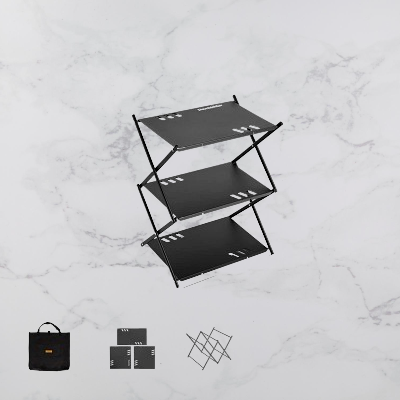 Étagères de rangement - OutdoorRack™ - Noir