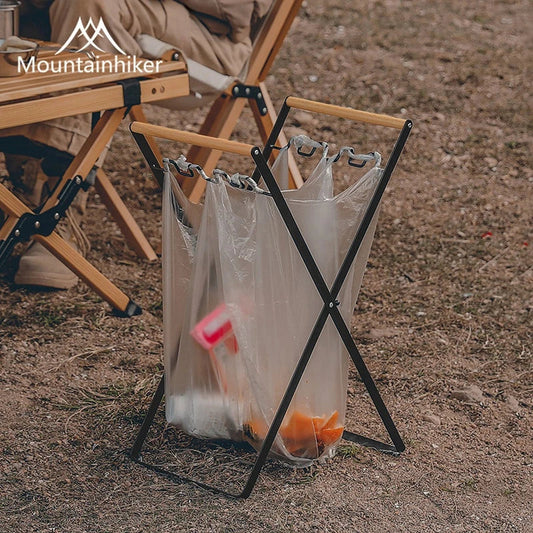 Support pour Sac Poubelle - PortableGarbageBag™ - Noir