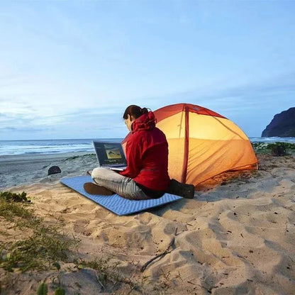 Matelas Camping - PortableCampingMat™ - Bleu - Camping Portable