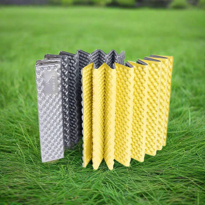 Matelas Camping - PortableCampingMat™ - Jaune - Camping Portable