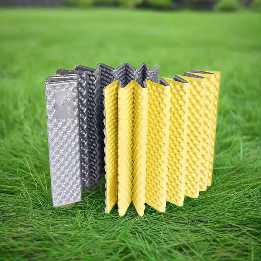 Matelas Camping - PortableCampingMat™ - Jaune - Camping Portable