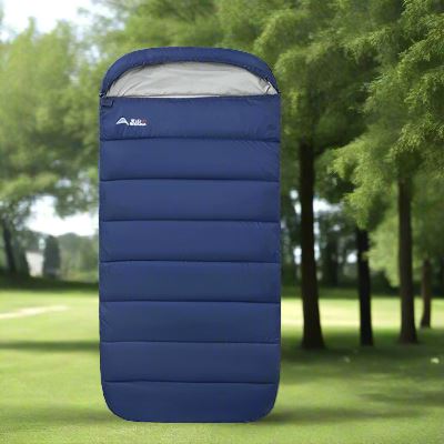 Sac de couchage - HikingSleepingbag™ - Bleu marine - Camping Portable